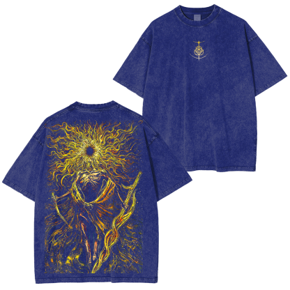 The Lord of Frenzied Flame Elden Ring Unisex Washed T-Shirt