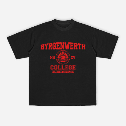 Byrgenwerth College Red Crewneck  T-Shirt
