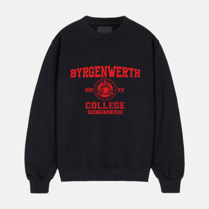 Byrgenwerth College Red Crewneck Sweatshirt