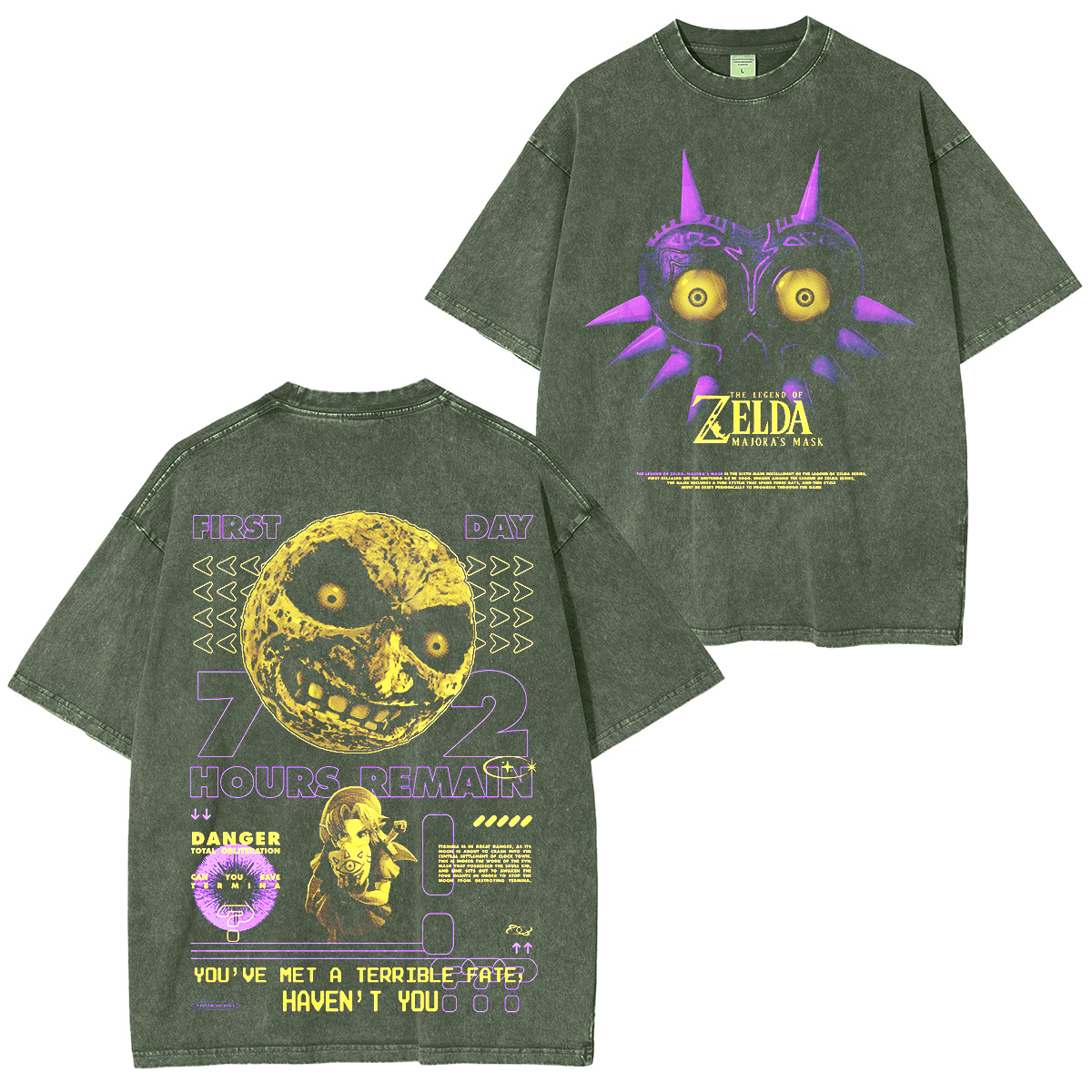 The Legend Of Zelda Washed T-shirt/Crewneck/Hoodie