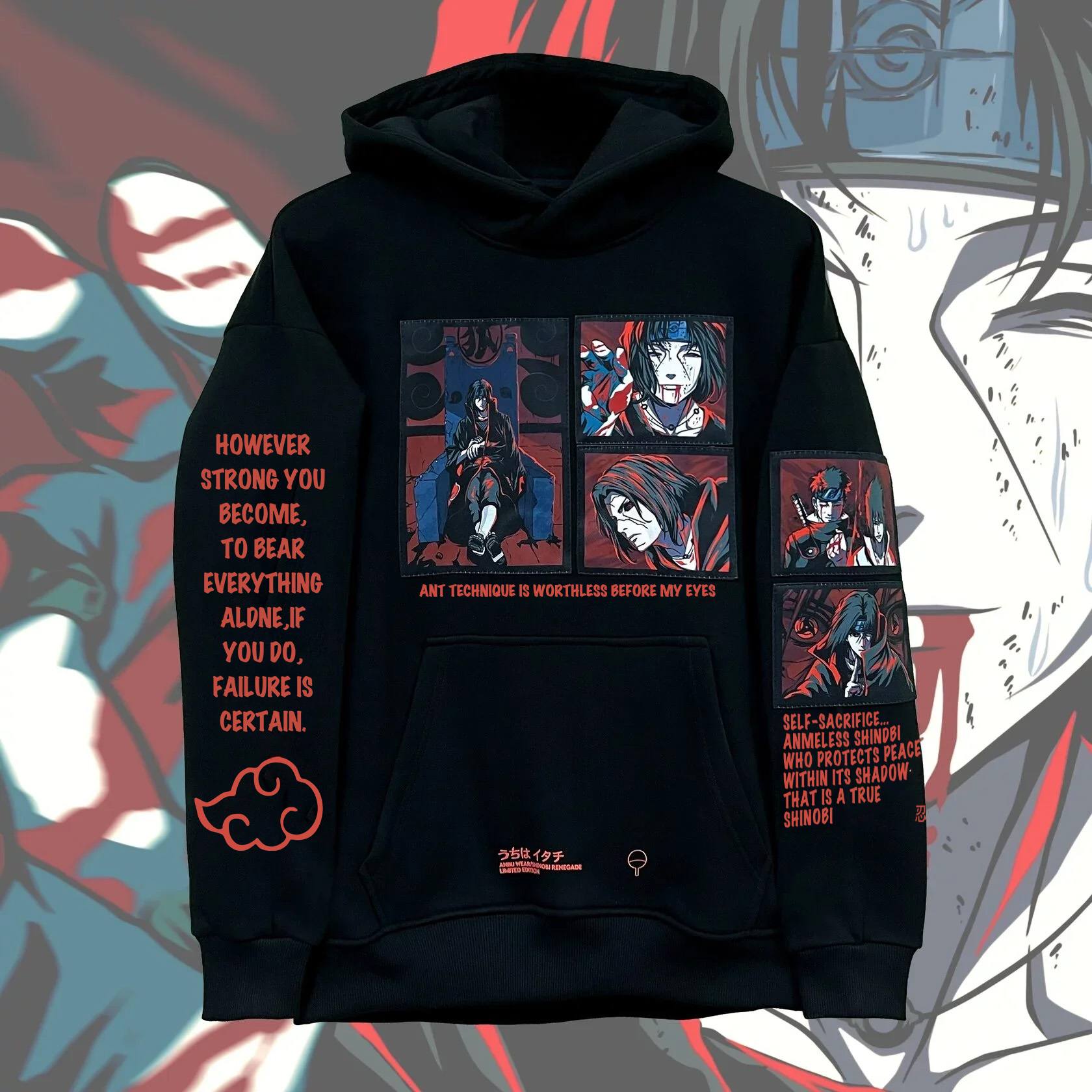 Naruto Itachi Oversized Hoodie