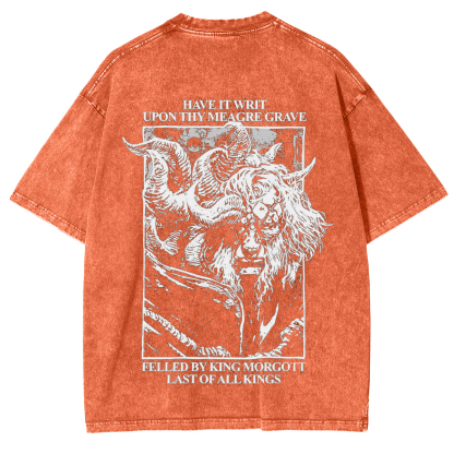 Curse You Bayle! Elden Ring Vintage Washed Unisex T-Shirt