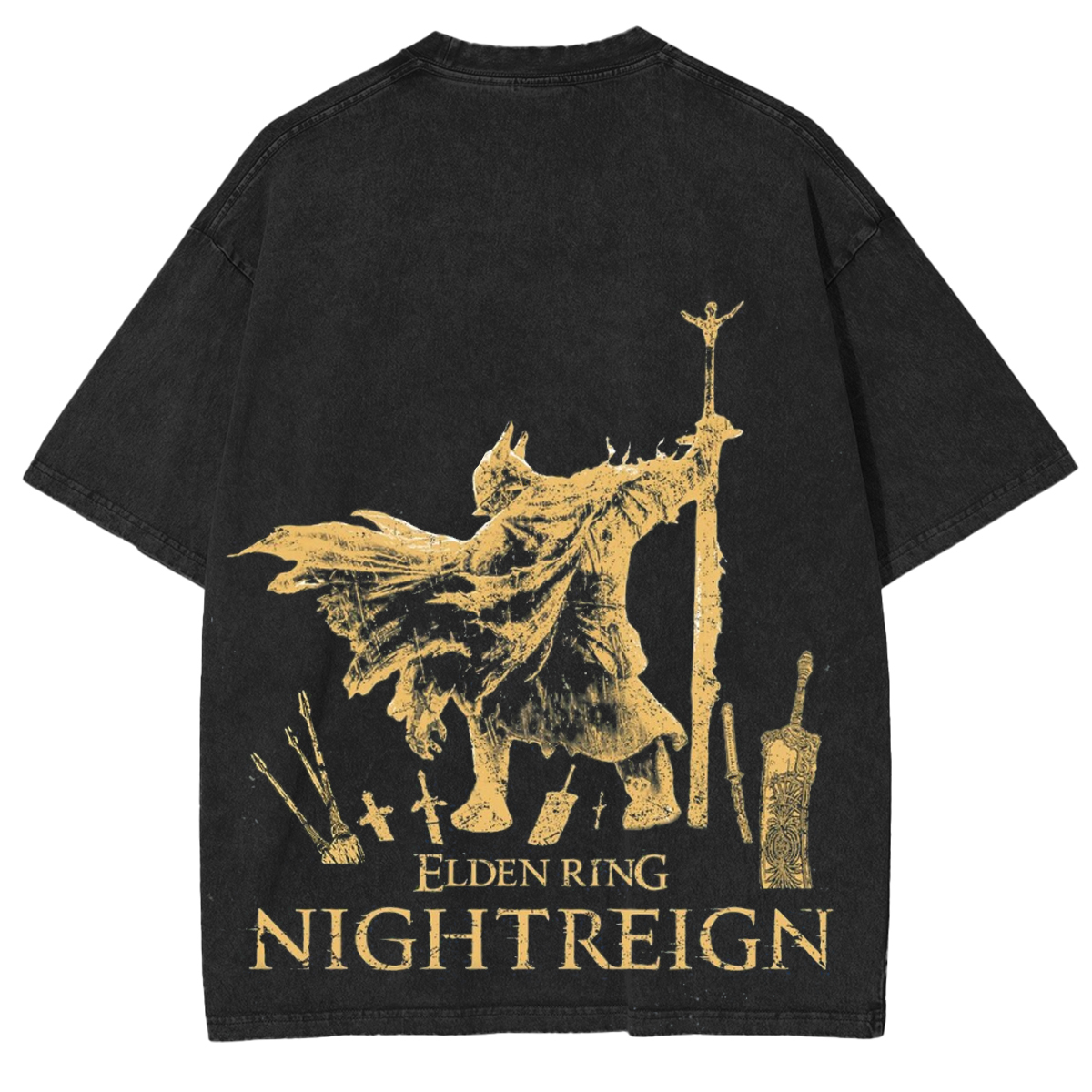 Elden Ring Nightreign Vintage Washed Unisex T-Shirt