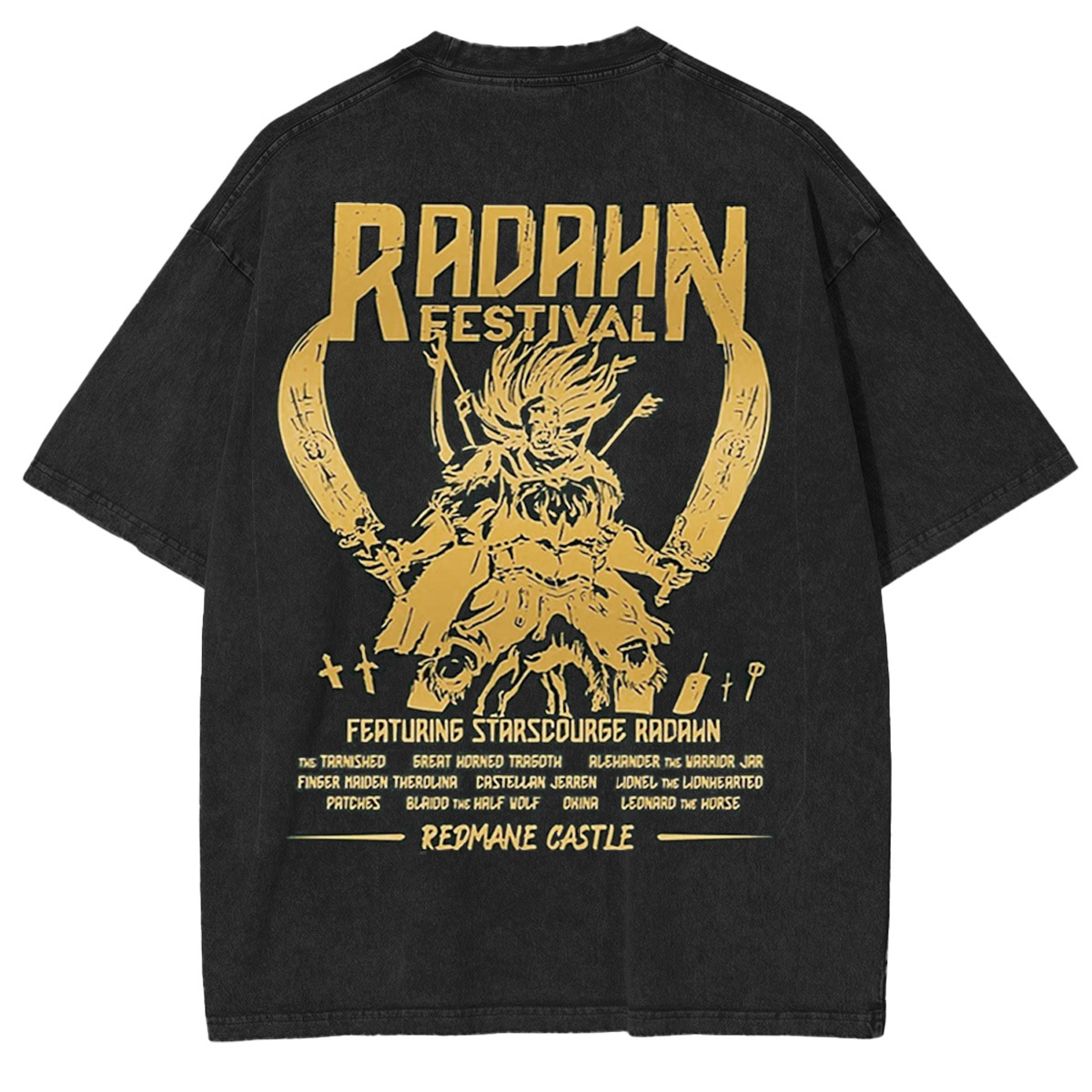 Starscourge Radahn Elden Ring Vintage Washed Unisex T-Shirt
