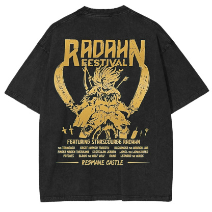 Starscourge Radahn Elden Ring Vintage Washed Unisex T-Shirt