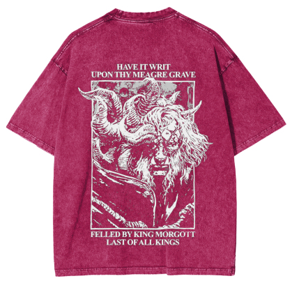 Curse You Bayle! Elden Ring Vintage Washed Unisex T-Shirt