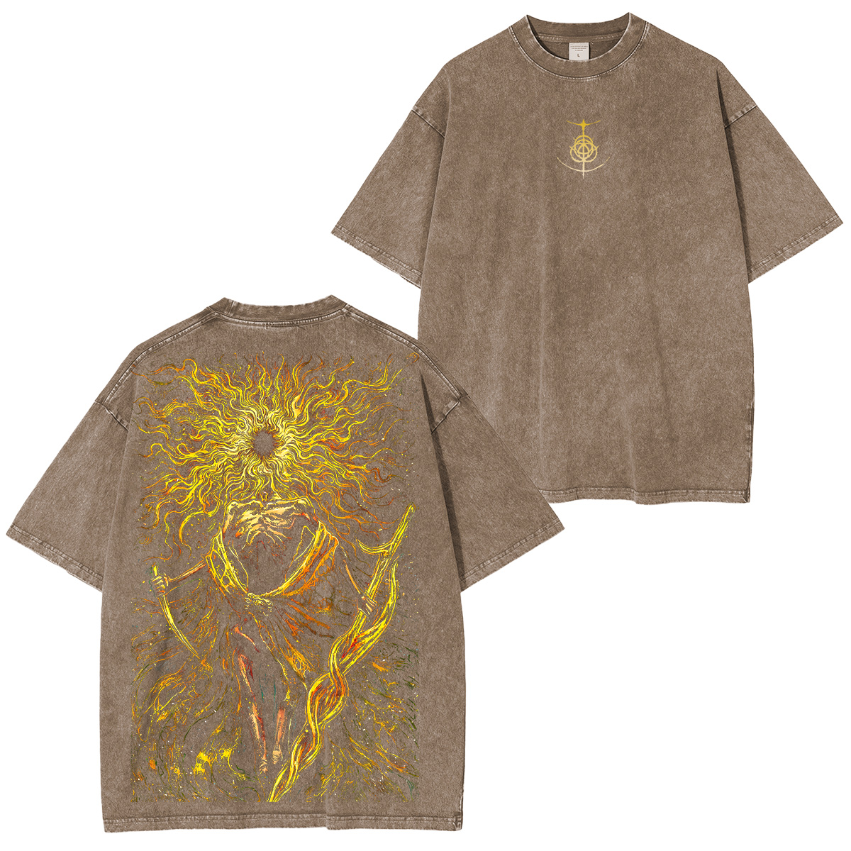 The Lord of Frenzied Flame Elden Ring Unisex Washed T-Shirt