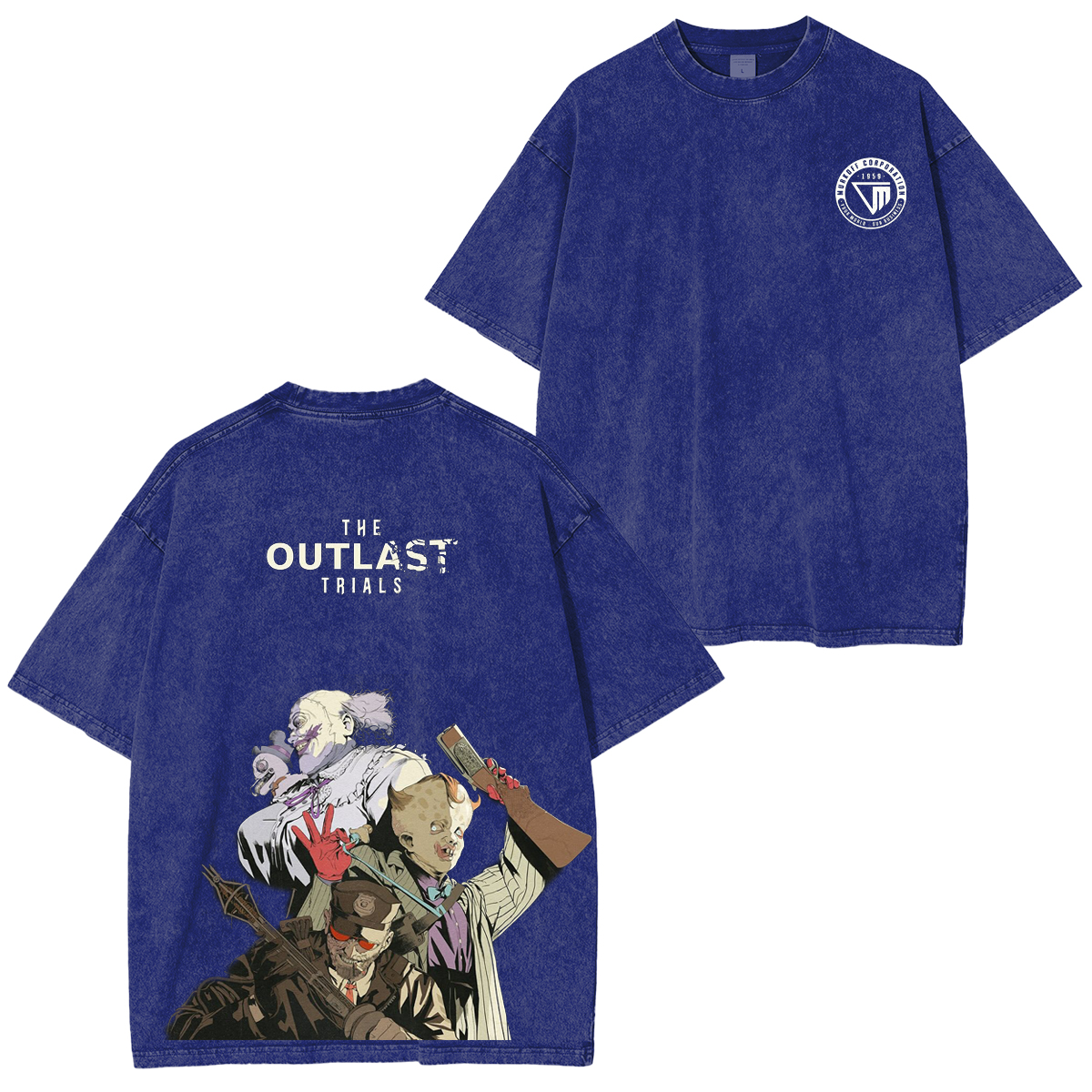 The Outlast Trials Unisex Washed T-shirt/Crewneck/Hoodie