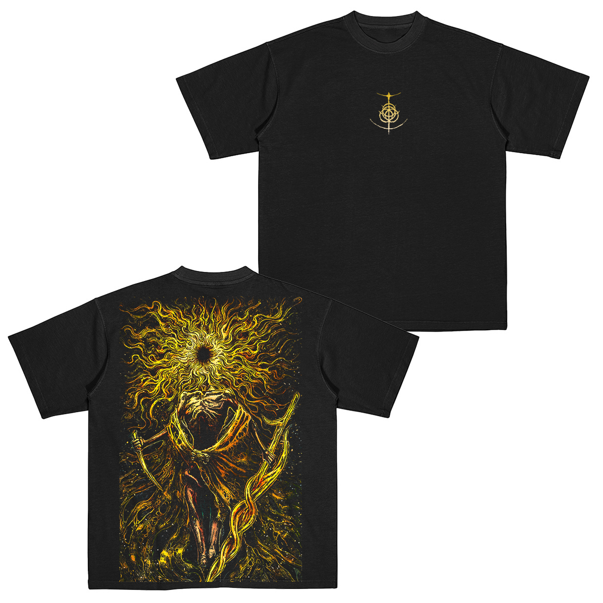 The Lord of Frenzied Flame Elden Ring Unisex Washed T-Shirt