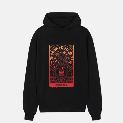 Lady Of The Tower Tarot Crewneck Hoodie