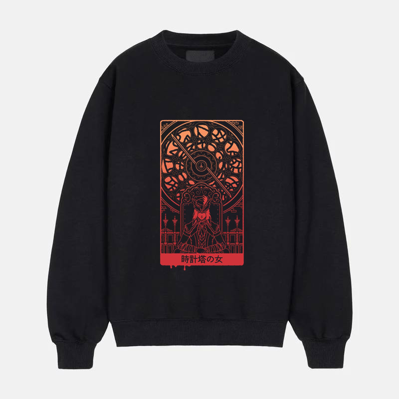 Lady Of The Tower Tarot Crewneck Sweatshirt