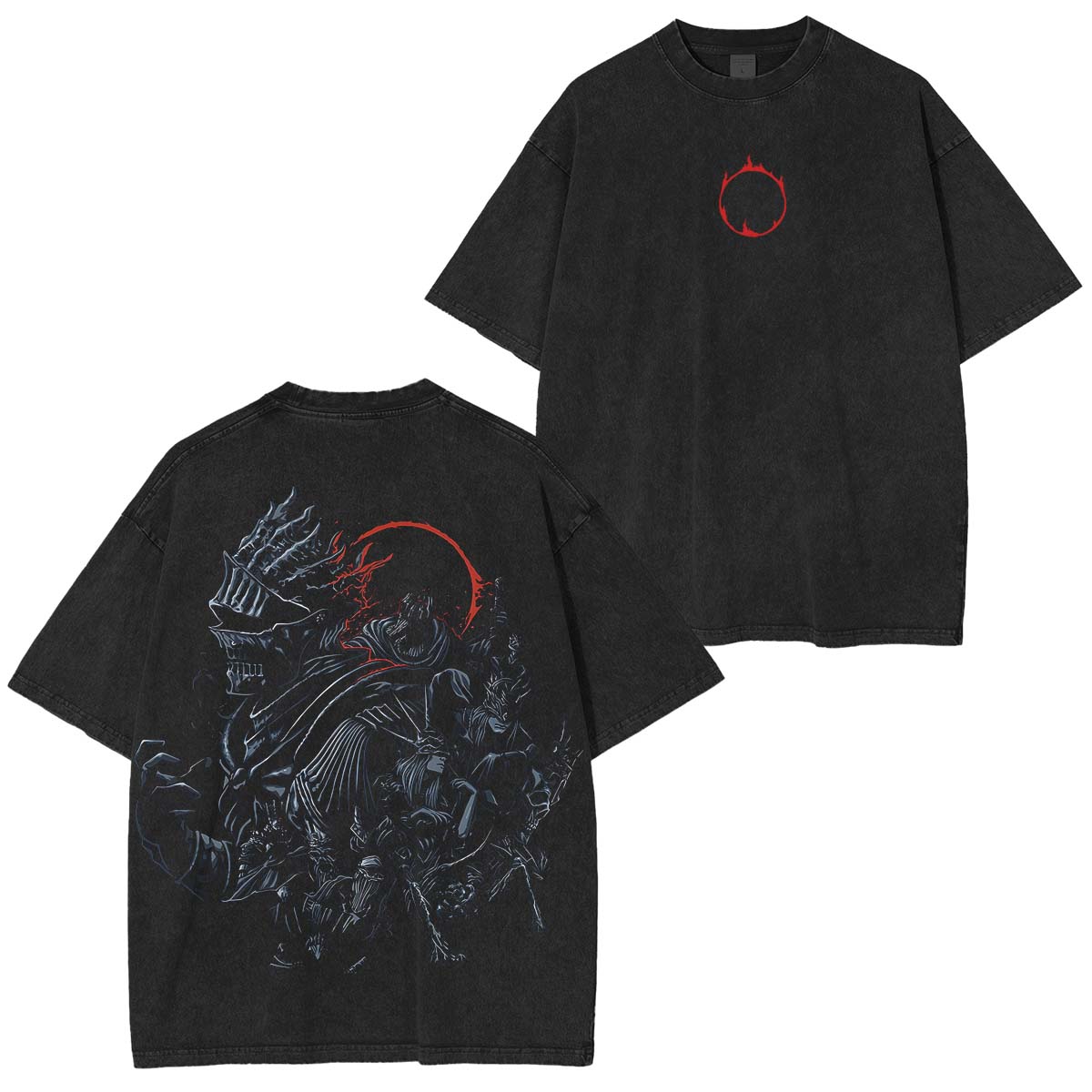 Elden Ring Maliketh the Black Blade Vintage Unisex Anime T-shirt