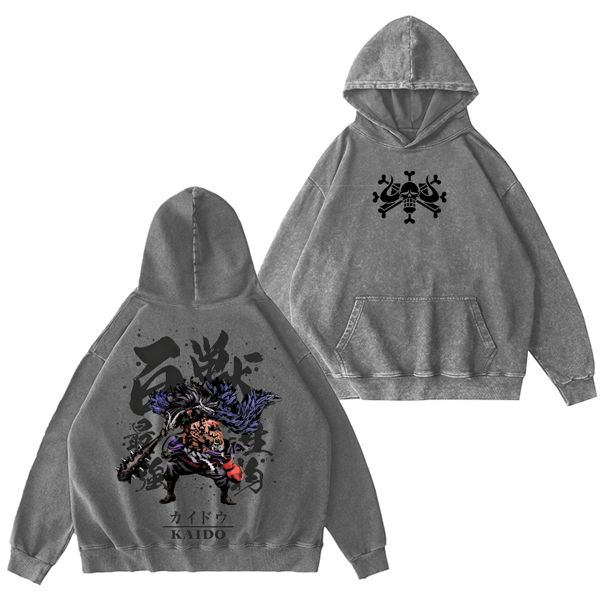 Kaido One Piece Washed T-shirt/Crewneck/Hoodie
