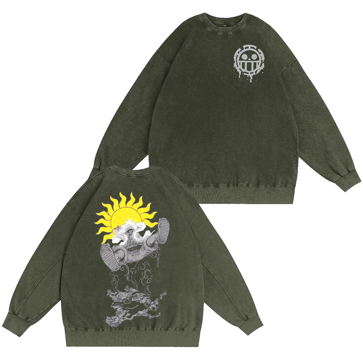 One Piece Washed T-shirt/Crewneck/Hoodie