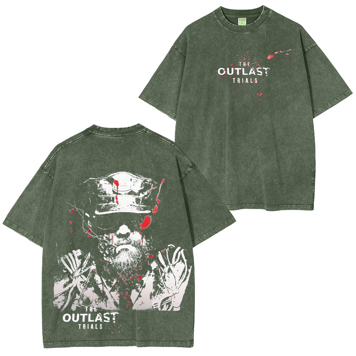 The Outlast Trials Unisex Washed T-shirt/Crewneck/Hoodie