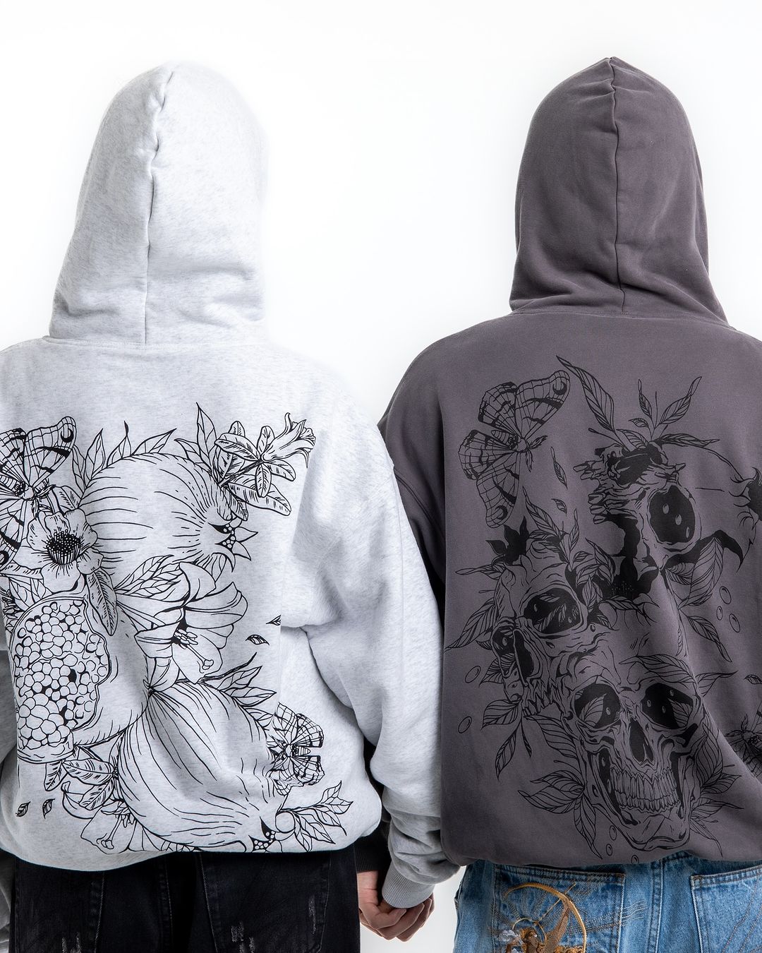 Hades / Persephone reversible hoodie