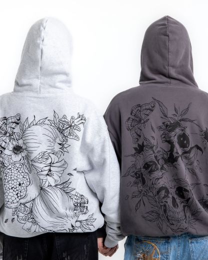 Hades / Persephone reversible hoodie