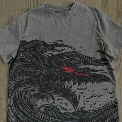 Vintage Washed T Shirt -B.K.