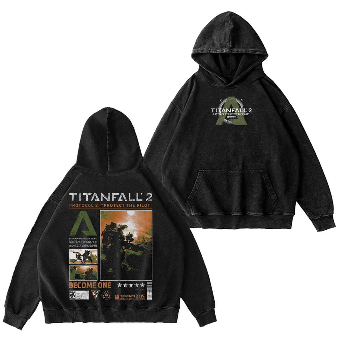 Titanfall 2 Washed T-shirt/Crewneck/Hoodie