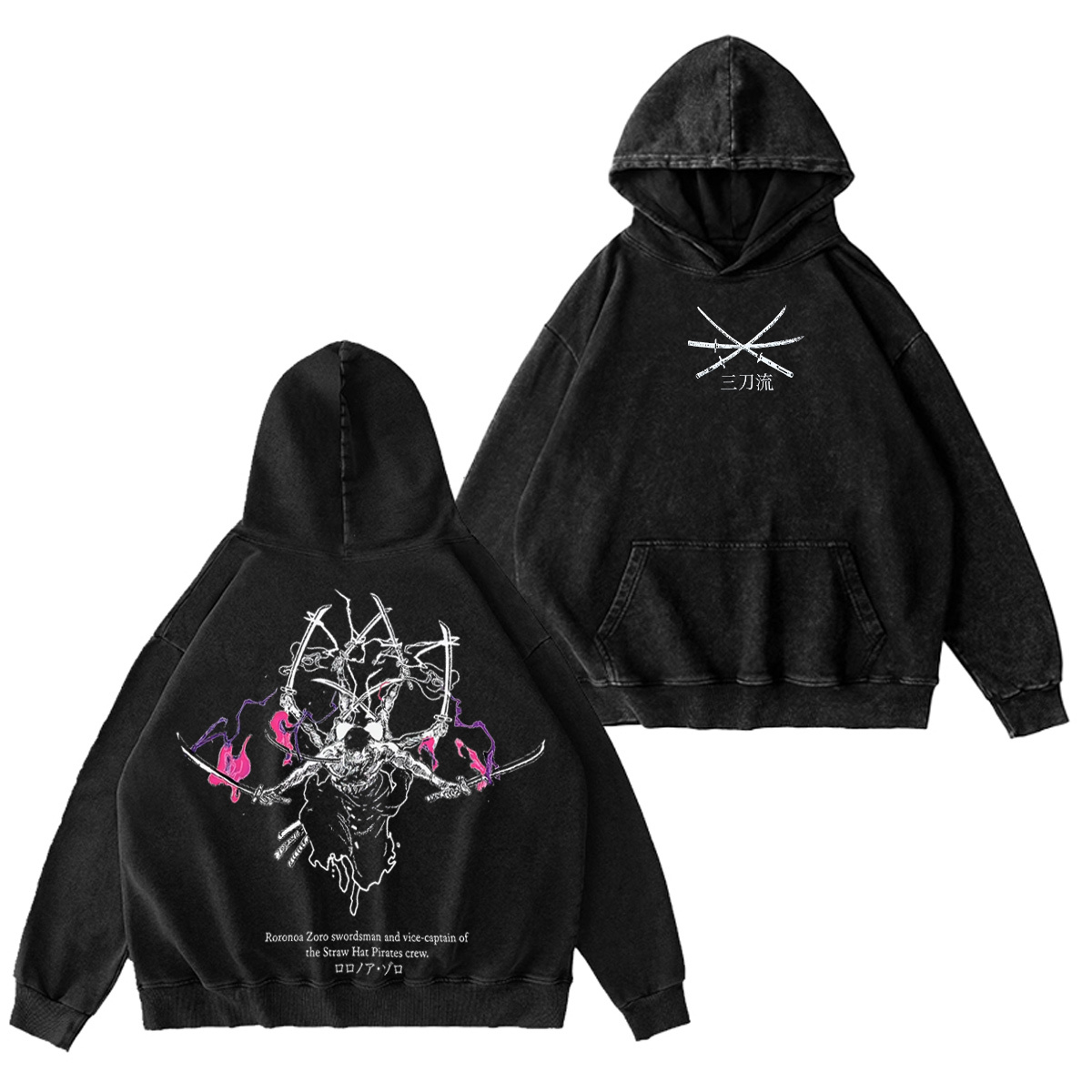 One Piece Vintage Washed T-shirt/Crewneck/Hoodie