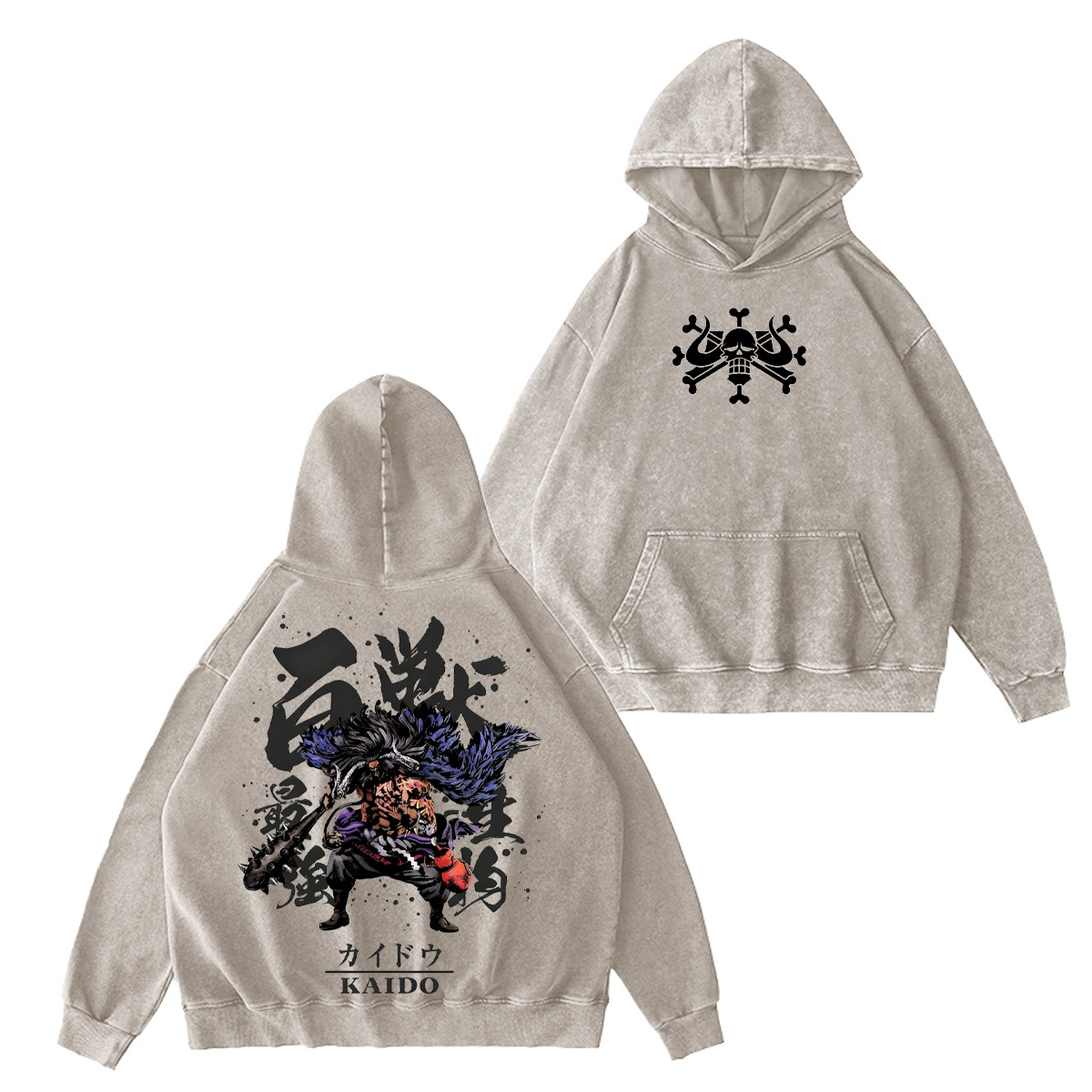 Kaido One Piece Washed T-shirt/Crewneck/Hoodie