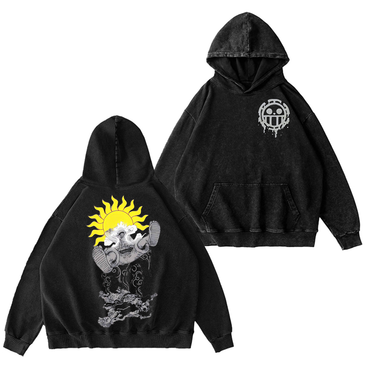 One Piece Washed T-shirt/Crewneck/Hoodie