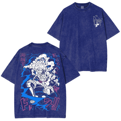 Luffy One Piece Washed T-shirt/Crewneck/Hoodie