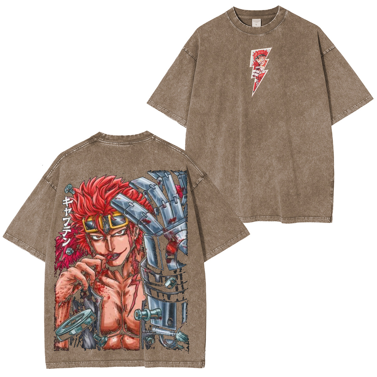 Eustass Kid One Piece Washed T-shirt/Crewneck/Hoodie