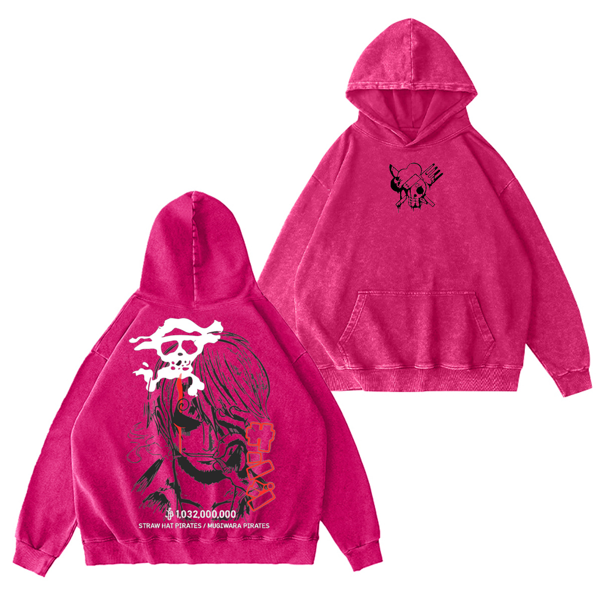 One Piece Washed T-shirt/Crewneck/Hoodie