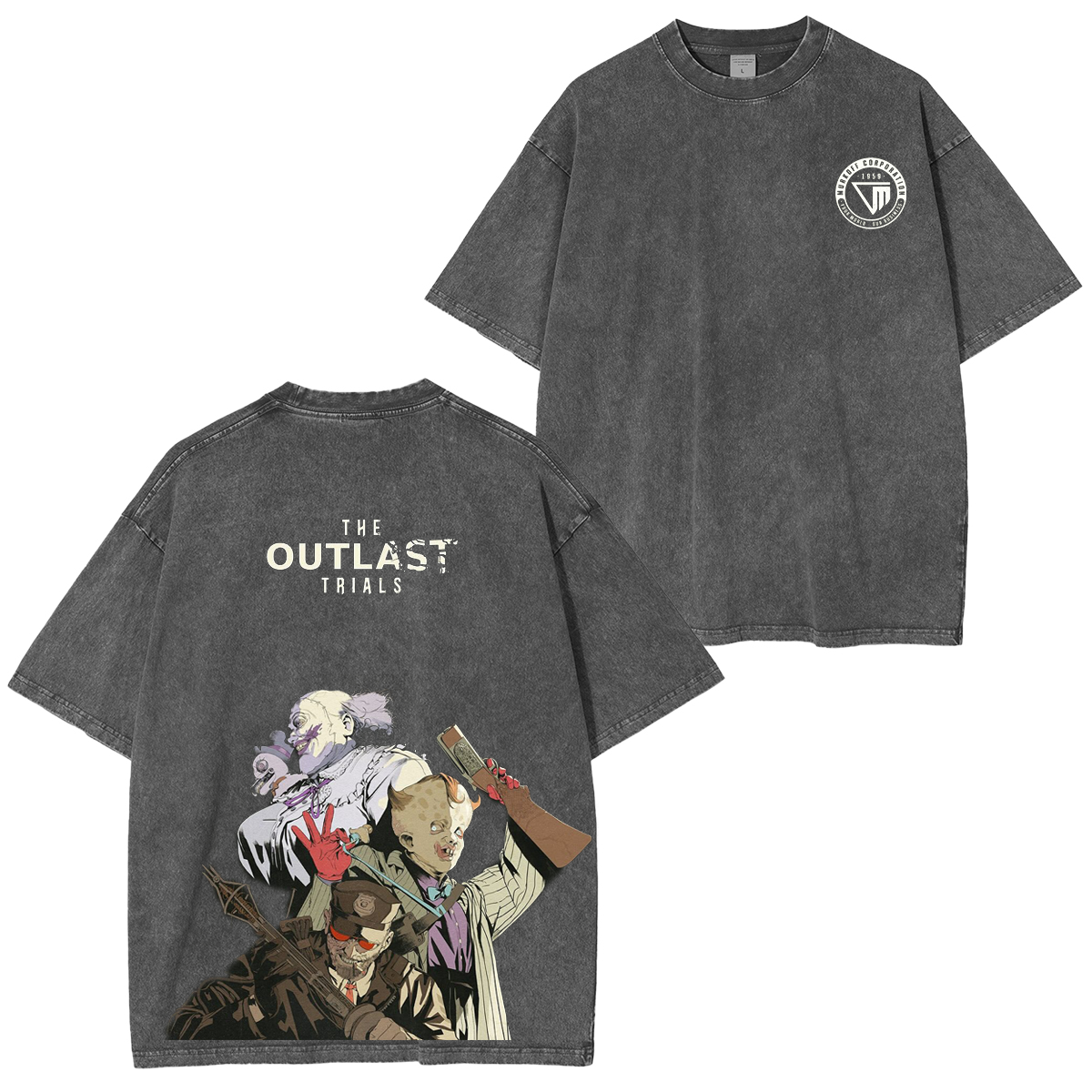 The Outlast Trials Unisex Washed T-shirt/Crewneck/Hoodie