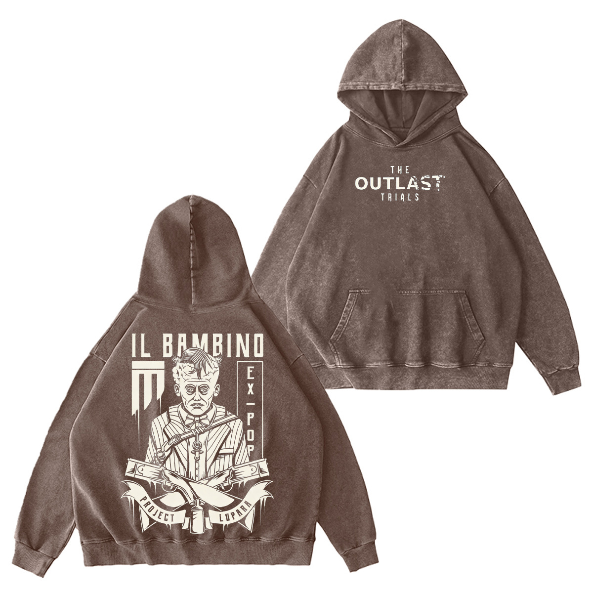 Outlast Trials Vintage Washed T-shirt/Crewneck/Hoodie
