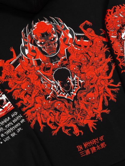 Berserk Blk Oversize Hoodie