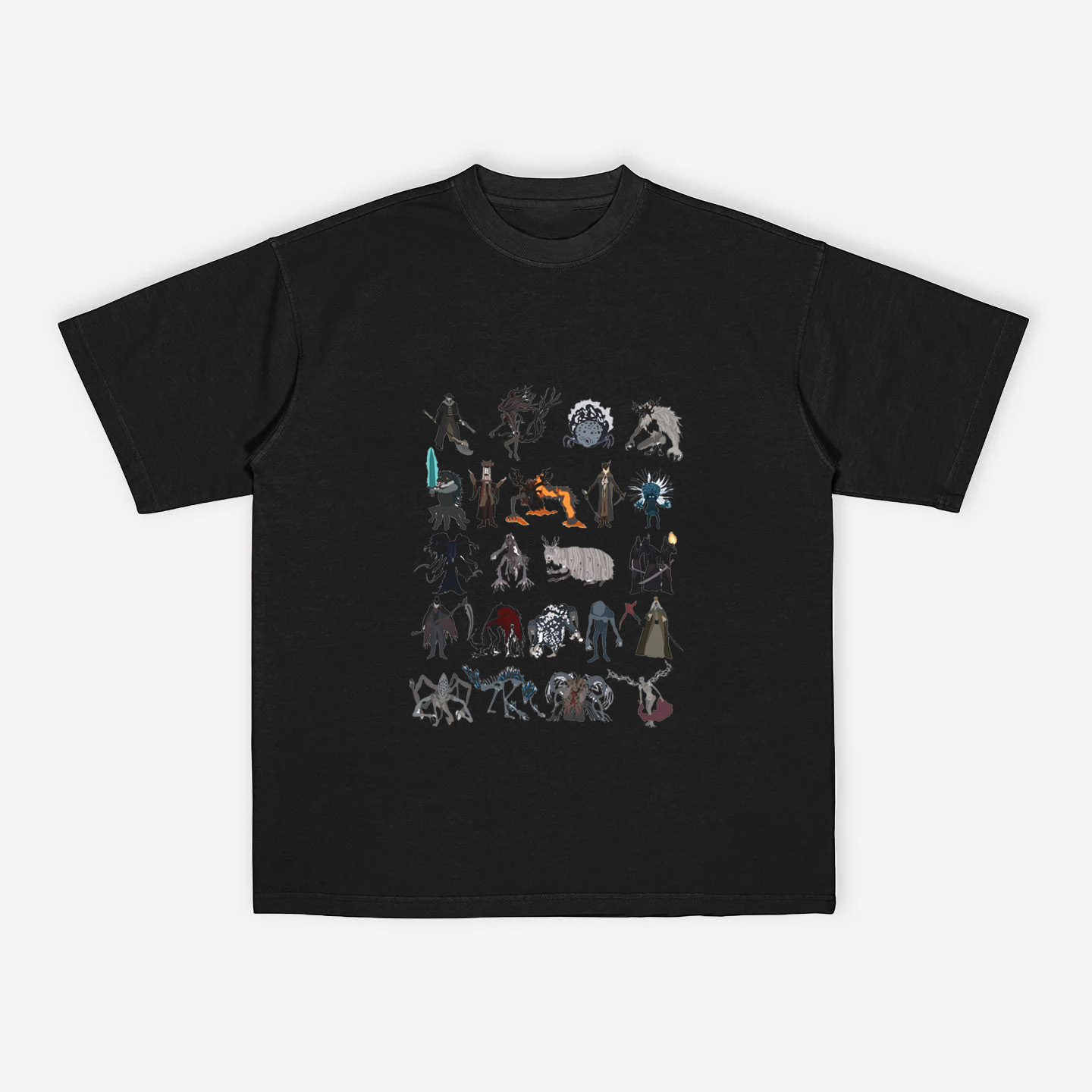 Bloodborne All Bosses Crewneck T-Shirt