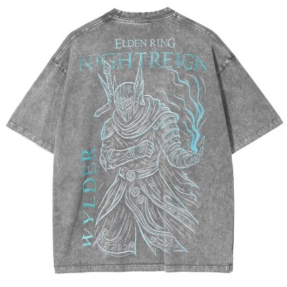 Elden Ring Nightreign Vintage Washed Unisex T-Shirt