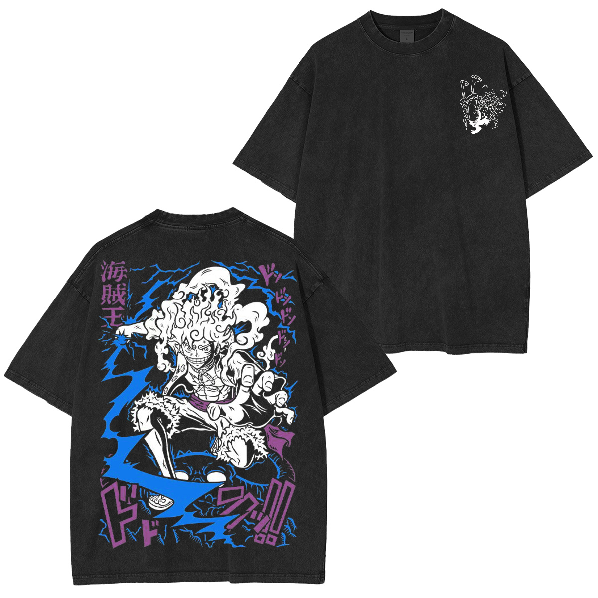 Luffy One Piece Washed T-shirt/Crewneck/Hoodie