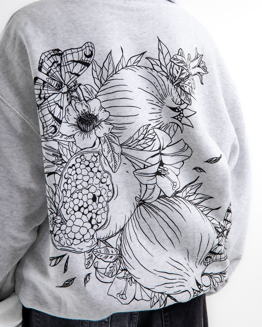 Hades / Persephone reversible hoodie