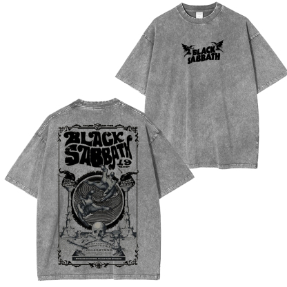 Black Sabbath Washed Unisex T-Shirt