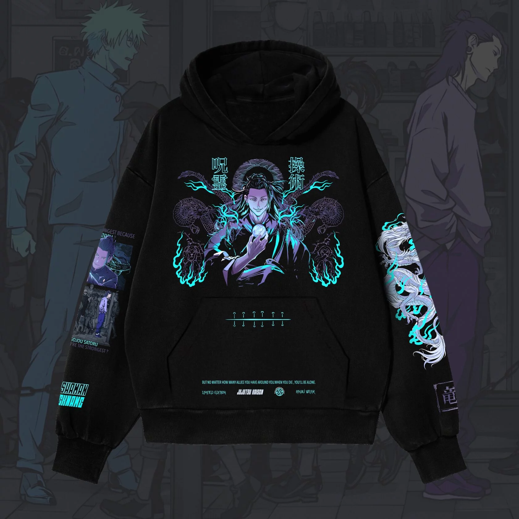 Jujutsu Kaisen Geto Oversized Hoodie