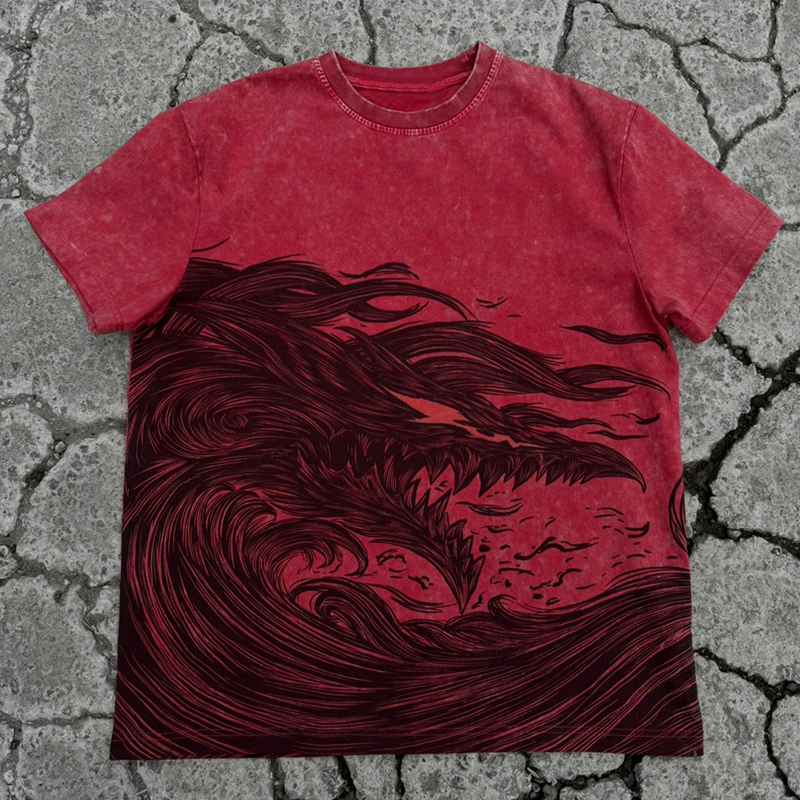 Vintage Washed T Shirt -B.K.