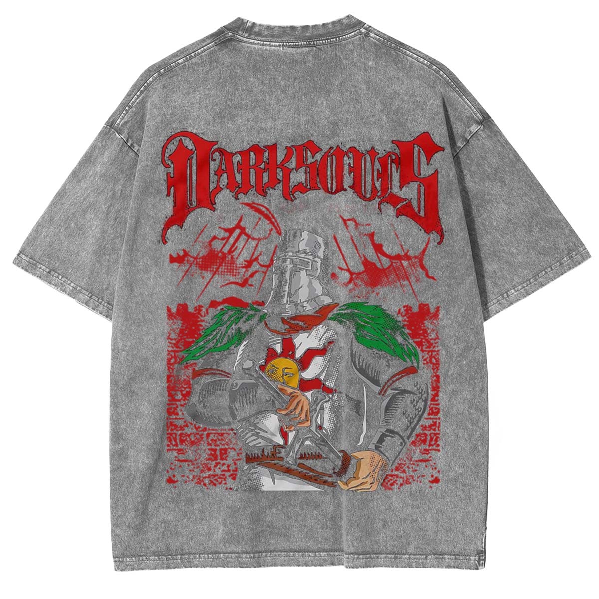 Everywear Solaire of Astora Praise the Sun Dark Souls Vintage Washed Unisex T-Shirt