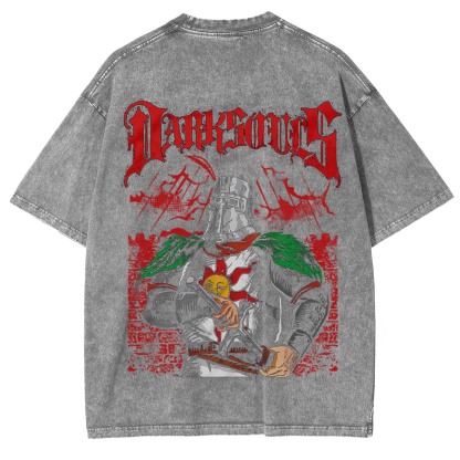 Everywear Solaire of Astora Praise the Sun Dark Souls Vintage Washed Unisex T-Shirt