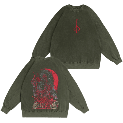 Drippy Souls Scourge Beast Vintage Washed T-shirt/Crewneck/Hoodie