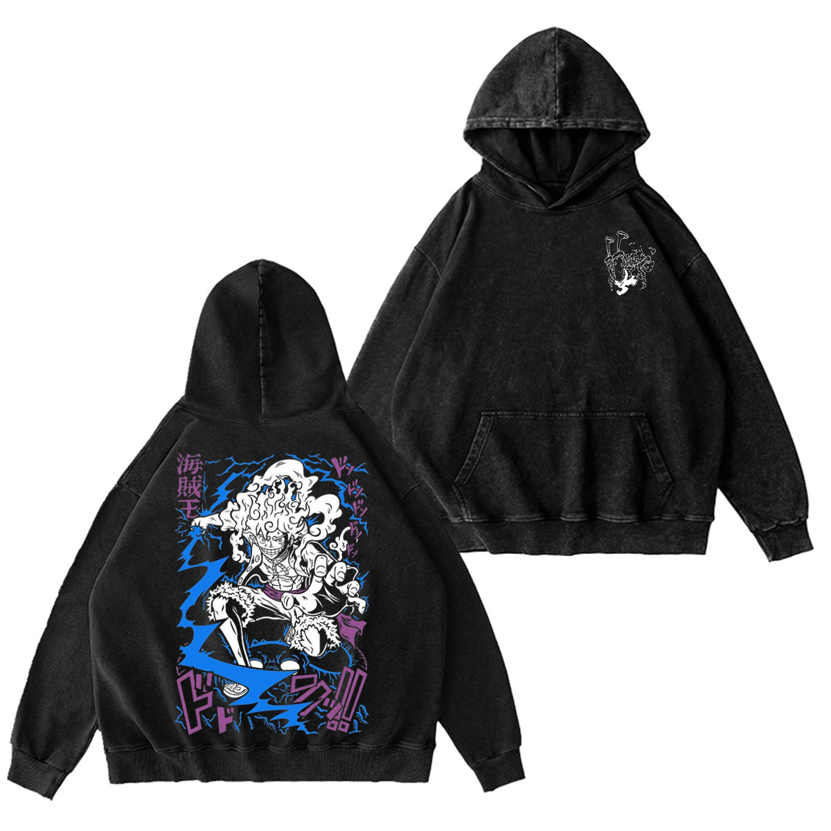 Luffy One Piece Washed T-shirt/Crewneck/Hoodie