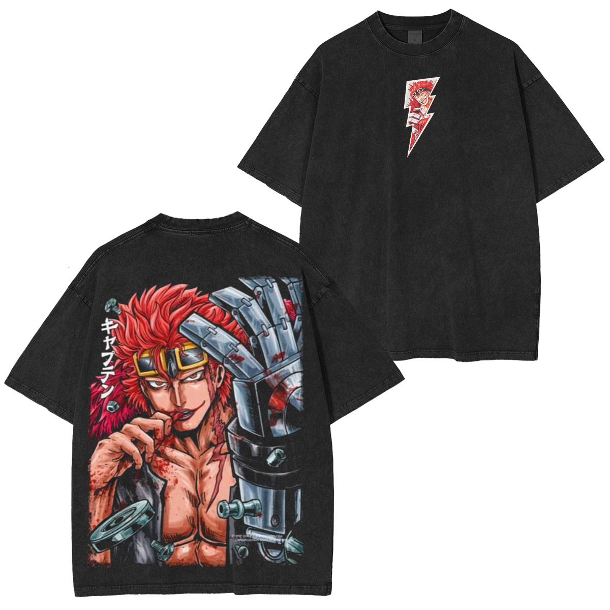 Eustass Kid One Piece Washed T-shirt/Crewneck/Hoodie