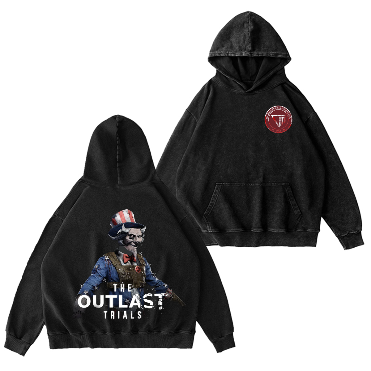 The Outlast Trials Unisex Washed T-shirt/Crewneck/Hoodie