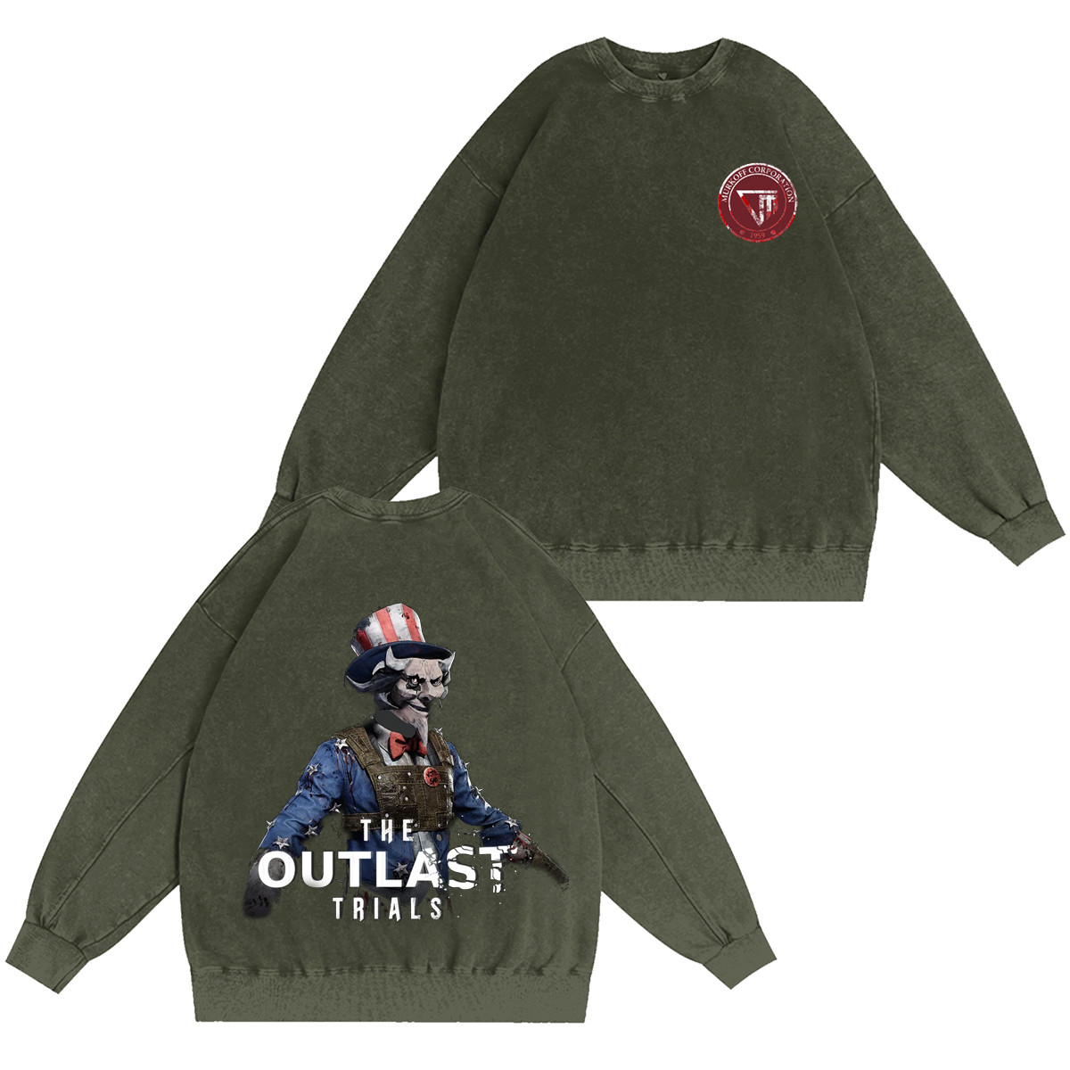 The Outlast Trials Unisex Washed T-shirt/Crewneck/Hoodie