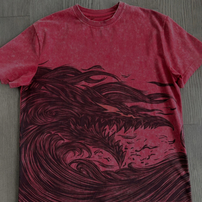 Vintage Washed T Shirt -B.K.