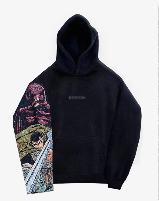 Berserk Guts Vs Griffith Oversize Tapestry Hoodie