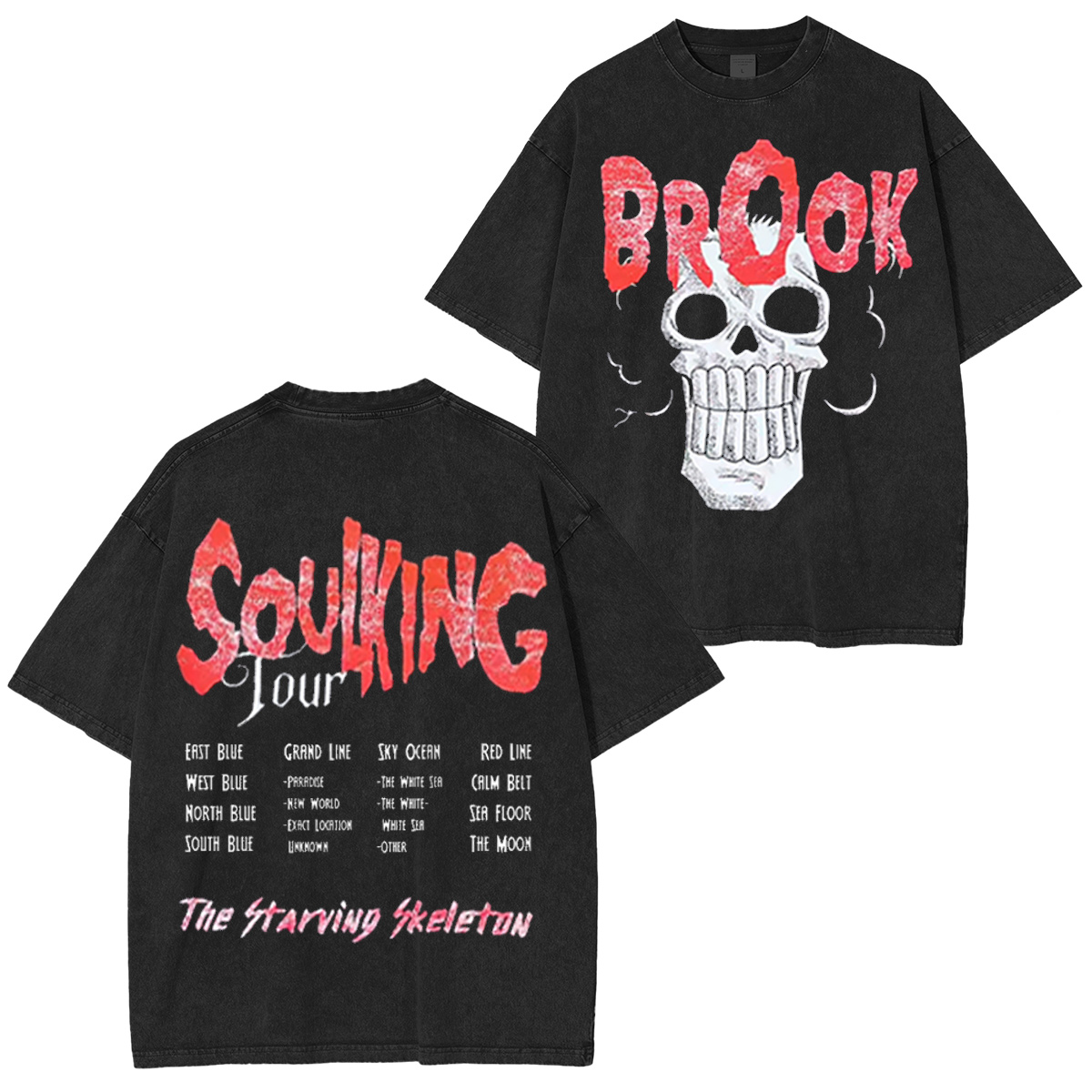 Brook One Piece Vintage Washed T-shirt/Crewneck/Hoodie