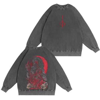 Drippy Souls Scourge Beast Vintage Washed T-shirt/Crewneck/Hoodie